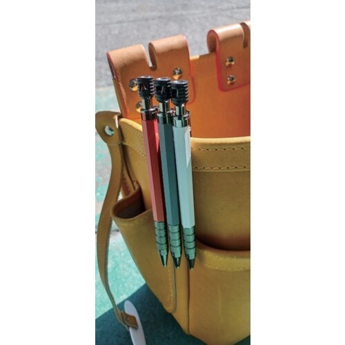 祥碩堂 朱雀 建築用シャープペンシル2.0本体 白