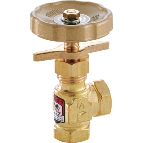 Fujikin 黄銅製ニードルバルブ3/8B プロ