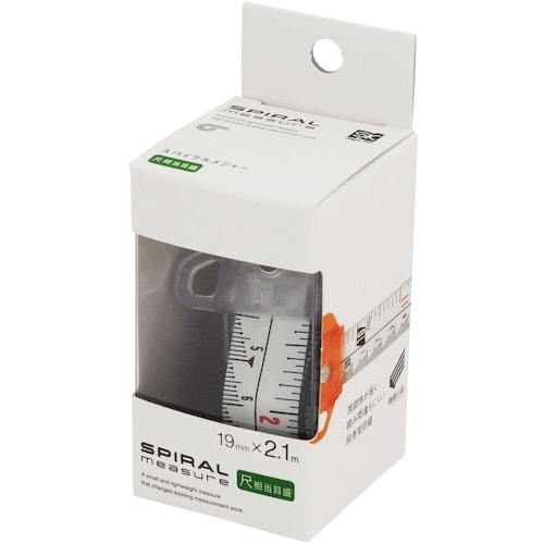 SK スパイラルメジャー 尺相当目盛 ホワイト