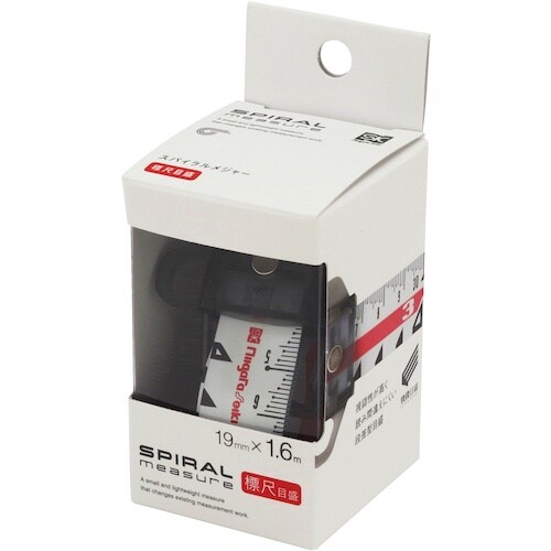 SK スパイラルメジャー 標尺目盛 グレー