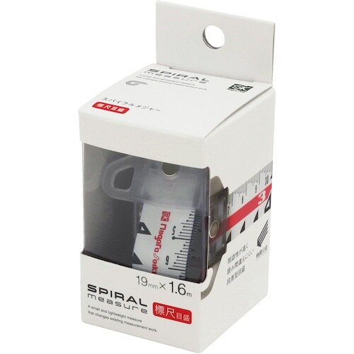 SK スパイラルメジャー 標尺目盛 ホワイト