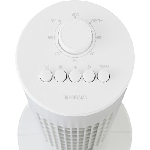 IRIS 106400 タワーファン メカ式 ホワ