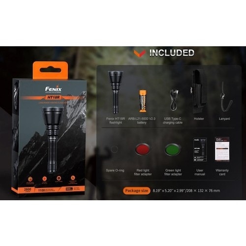 FENIX 充電式LEDライト 長距離タイプ