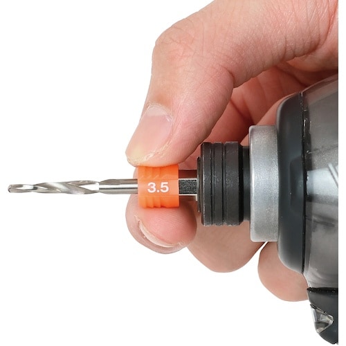 アネックス グリップ付下穴錐ショート 3本組 3.