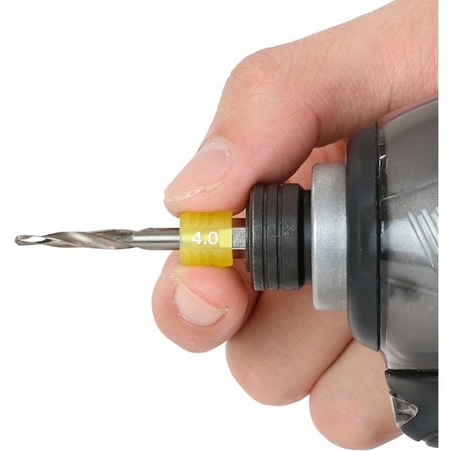 アネックス グリップ付下穴錐ショート 3本組 4m