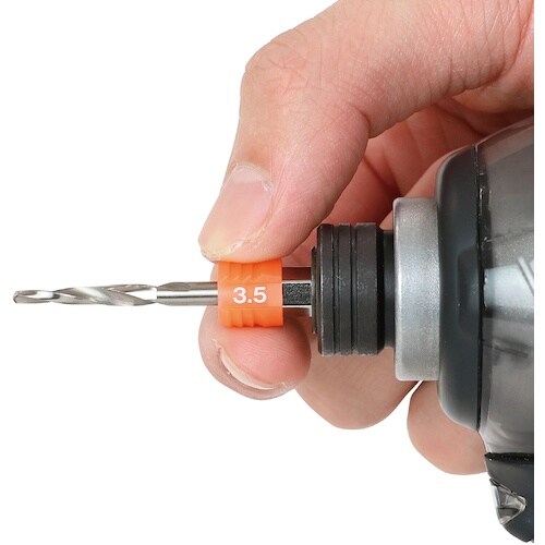 アネックス グリップ付下穴錐ショート 1本組 3.