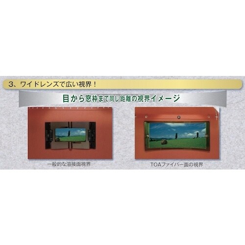 TOA BOJIN ワイドレンズファイバー溶接面