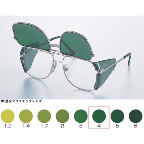 TOA BOJIN W型メタルフレーム遮光めがね