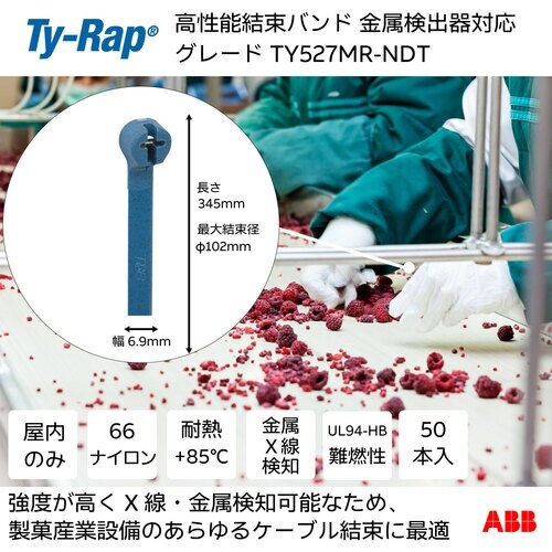 TY−Rap 高性能ケーブルタイ(結束バンド) 金