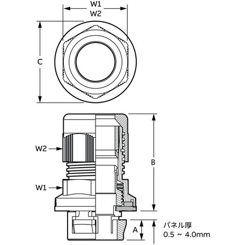 クイックコネクト クイックコネクトプッシュインケー