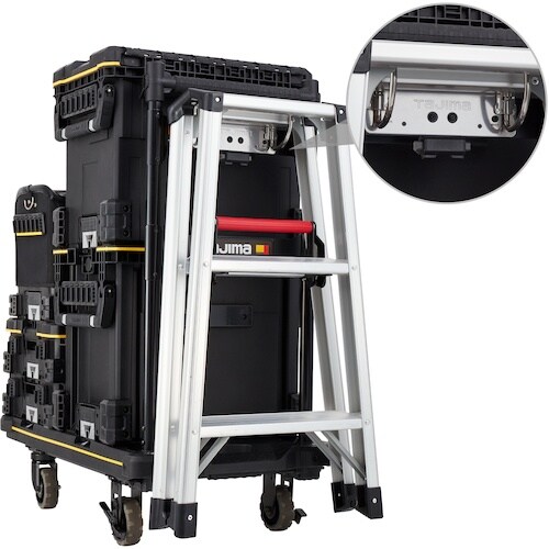 タジマ 工具ボックス台車Jフック折りたたみダブル