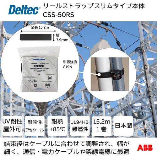 デルテック リールストラップ スリムタイプ 幅7.