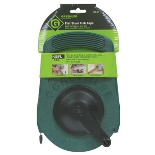 GREENLEE スチール製平型呼び線