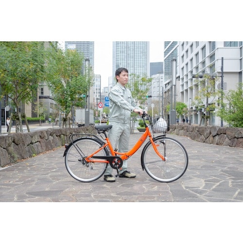 TRUSCO 災害時用ノーパンク自転車 ハザードラ