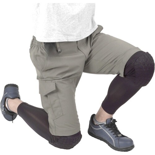 カジメイク 冷感ニープロテクション ブラック M