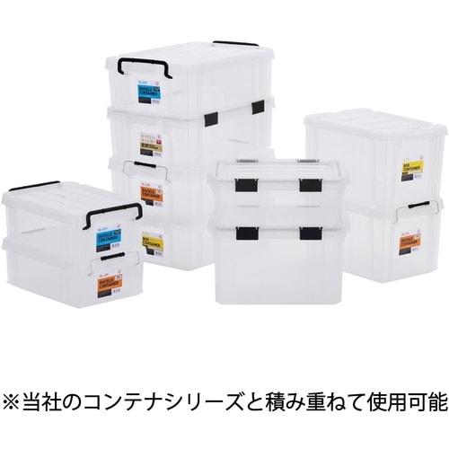 IRIS 299229 密閉バックルコンテナ クリ