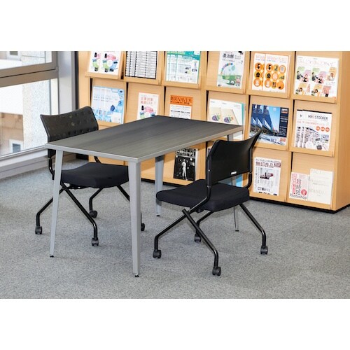 TRUSCO 超軽量アルミデスク シルバー 120