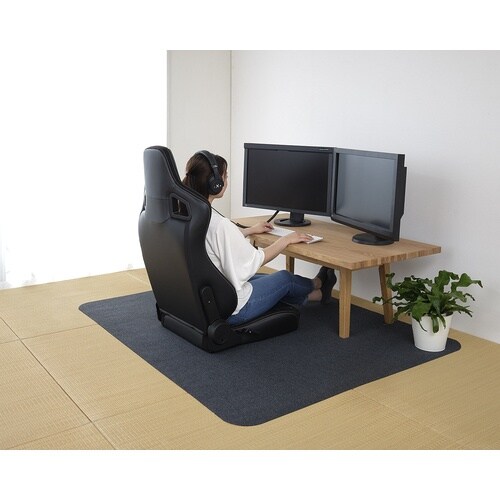 サンコー おくだけゲーミングチェアマット130×1