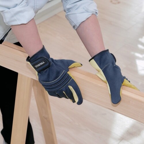 TRUSCO 耐切創手袋 防災レスキュー仕様LL