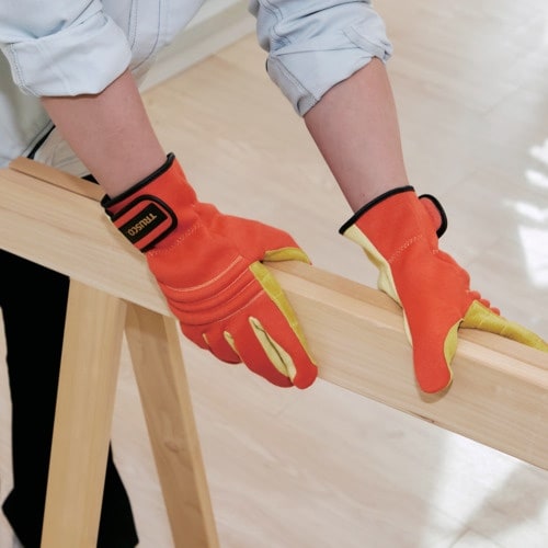 TRUSCO 耐切創手袋 防災レスキュー仕様L オ