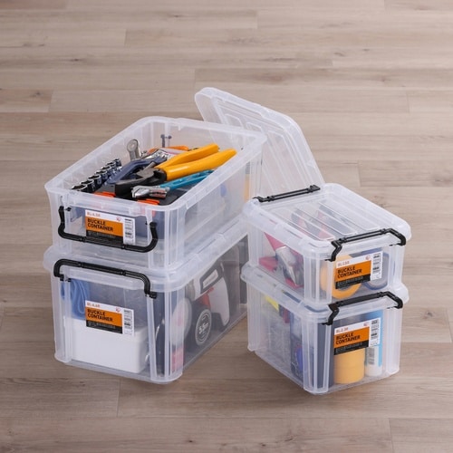 IRIS 299266 バックルコンテナ クリア