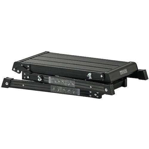 TENMA アルミ作業台2段 ブラック