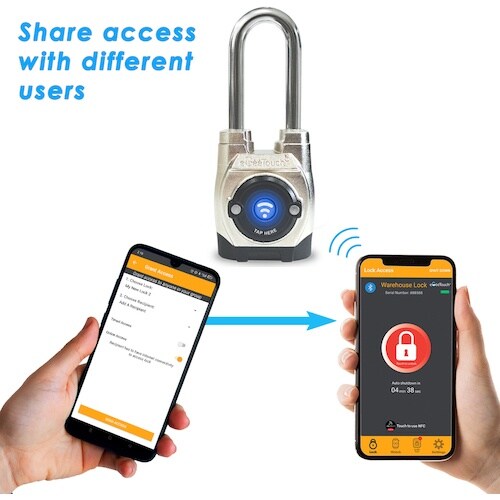 JSBTECH 防じん・防水スマート南京錠eGee