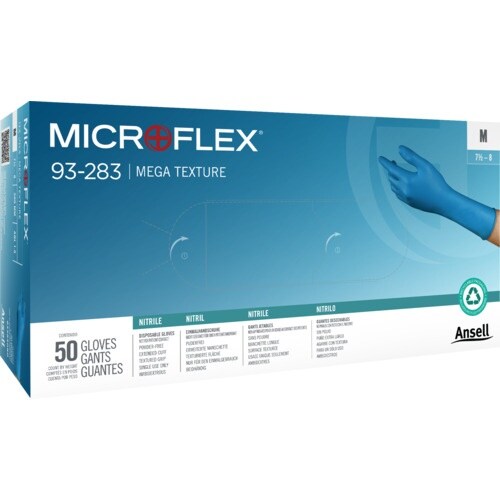 Ansell ニトリル使い捨て手袋 マイクロフレッ