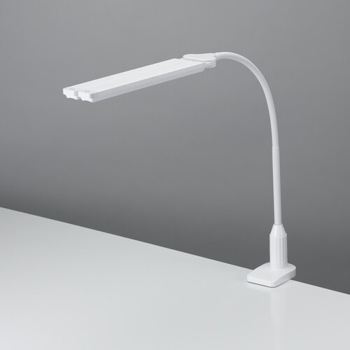 YAZAWA LED2灯クランプスタンドライト調光