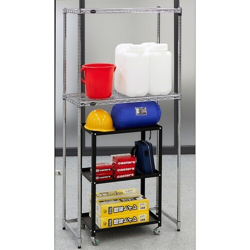 TRUSCO スチール製メッシュラック下段開放型