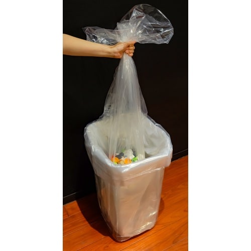 TRUSCO 厚手ポリ袋 めくってもゴミ袋 厚み0