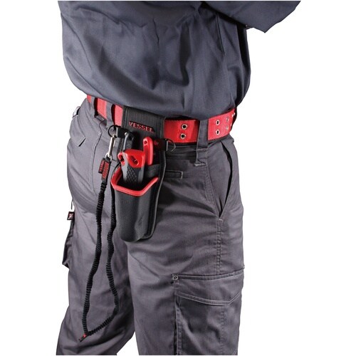 VESSEL 電工アジャストナイフホルダー2本差し