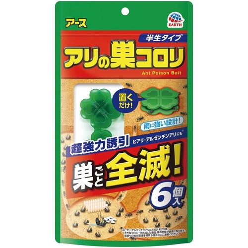 アース アリの巣コロリ 半生タイプ 6個入
