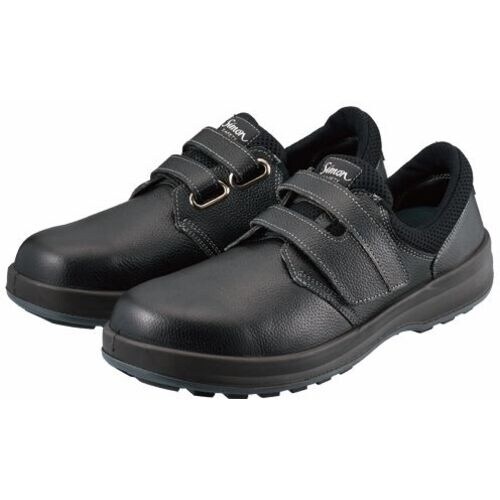 シモン 安全靴 短靴 マジック式 SF18黒 25