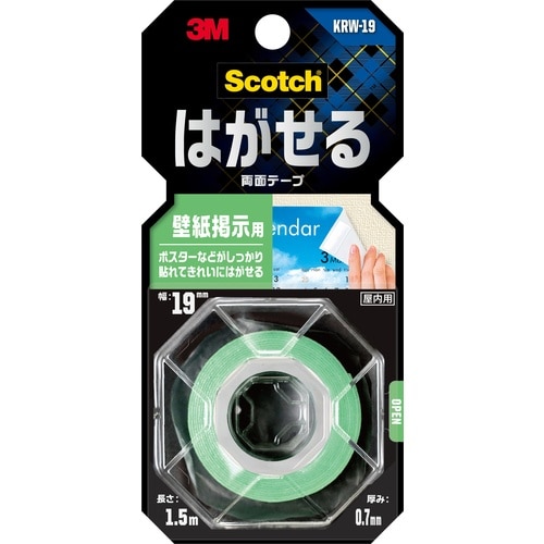 3M スコッチ はがせる両面テープ 壁紙掲示用 1