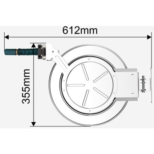 ENDO ステンレスホースリール 水・温水用(壁面