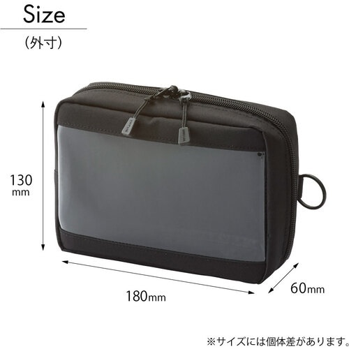 LIHIT クリヤボックスポーチ