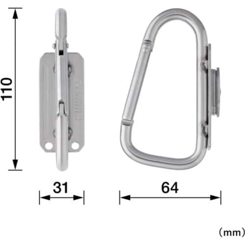 タジマ セフ工具ホルダーステン スリムカラビナ大