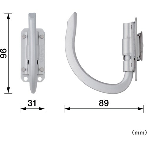 タジマ セフ工具ホルダーアルミ スリムJフック 折