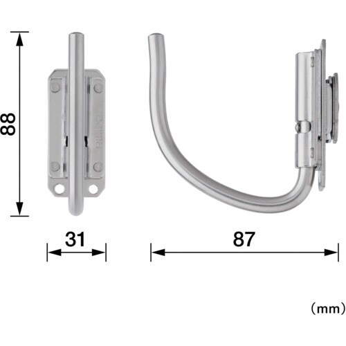 タジマ セフ工具ホルダーステン スリムJフック 折