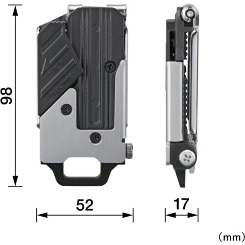 タジマ セフホルダー胴ベルト用 金属 左用
