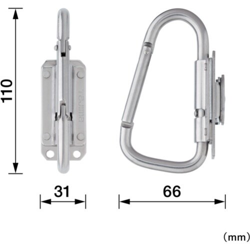 タジマ セフ工具ホルダーステン スリムカラビナ大