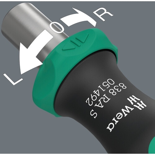 Wera 838 RA S ラチェット機能付き差替