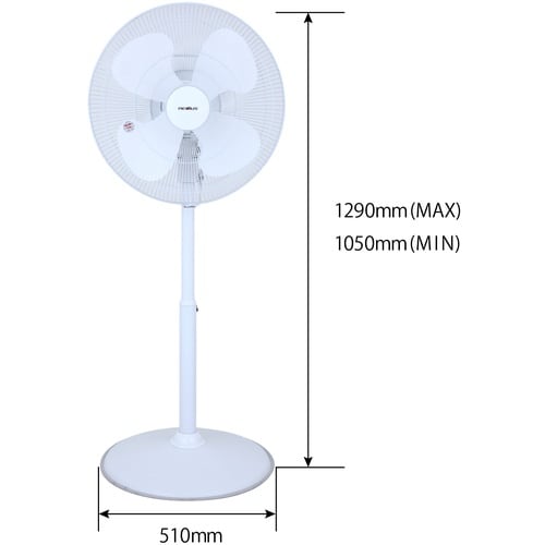 nedius 扇風機 ハネ径45cm プラスチック