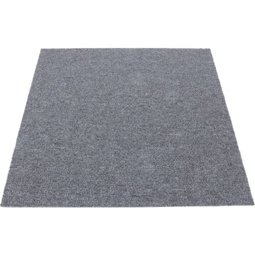 大島屋 日本製タイルカーペット ブラック 50×5