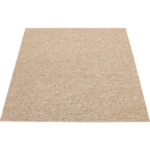 大島屋 日本製タイルカーペット ベージュ 50×5