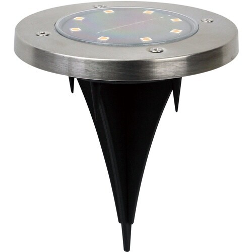 大進 埋め込み式ソーラーガーデンライト電球色