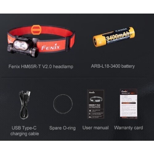 FENIX 充電式LEDヘッドライト