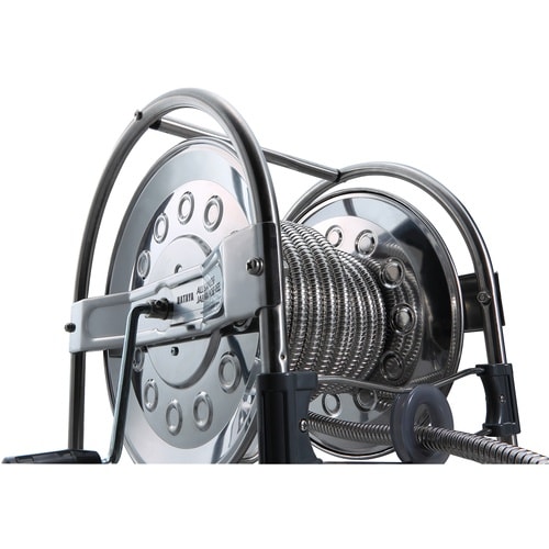 ハタヤ オールステンレス蛇腹ホースリール 20m