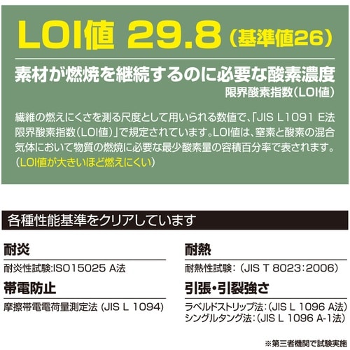 HOOH 難燃溶接服 F ブラック